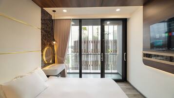 Departamento, 3 habitaciones, 2 baños | Escritorio, espacio para trabajar con laptop y insonorización