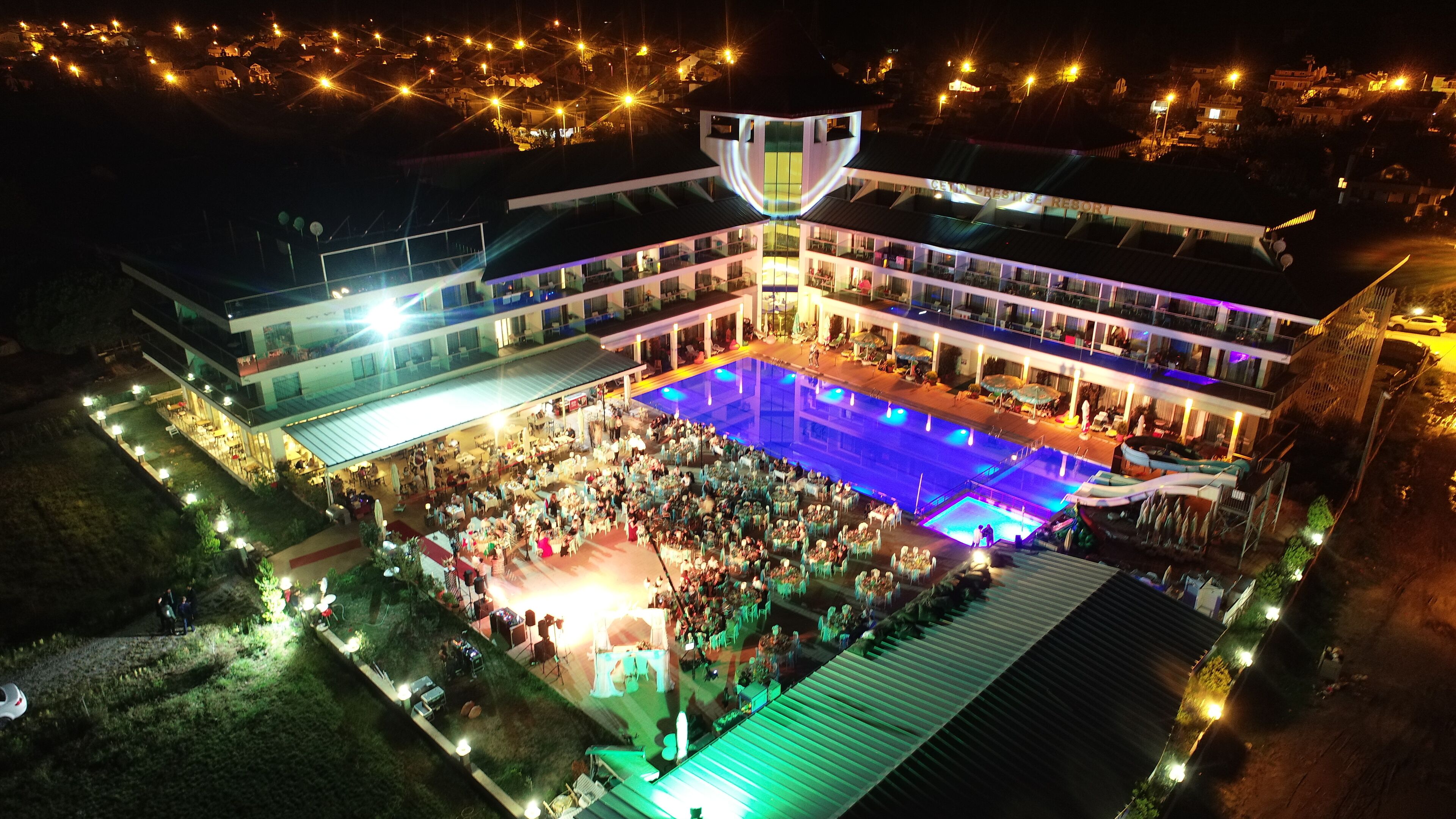 front of property – evening/night