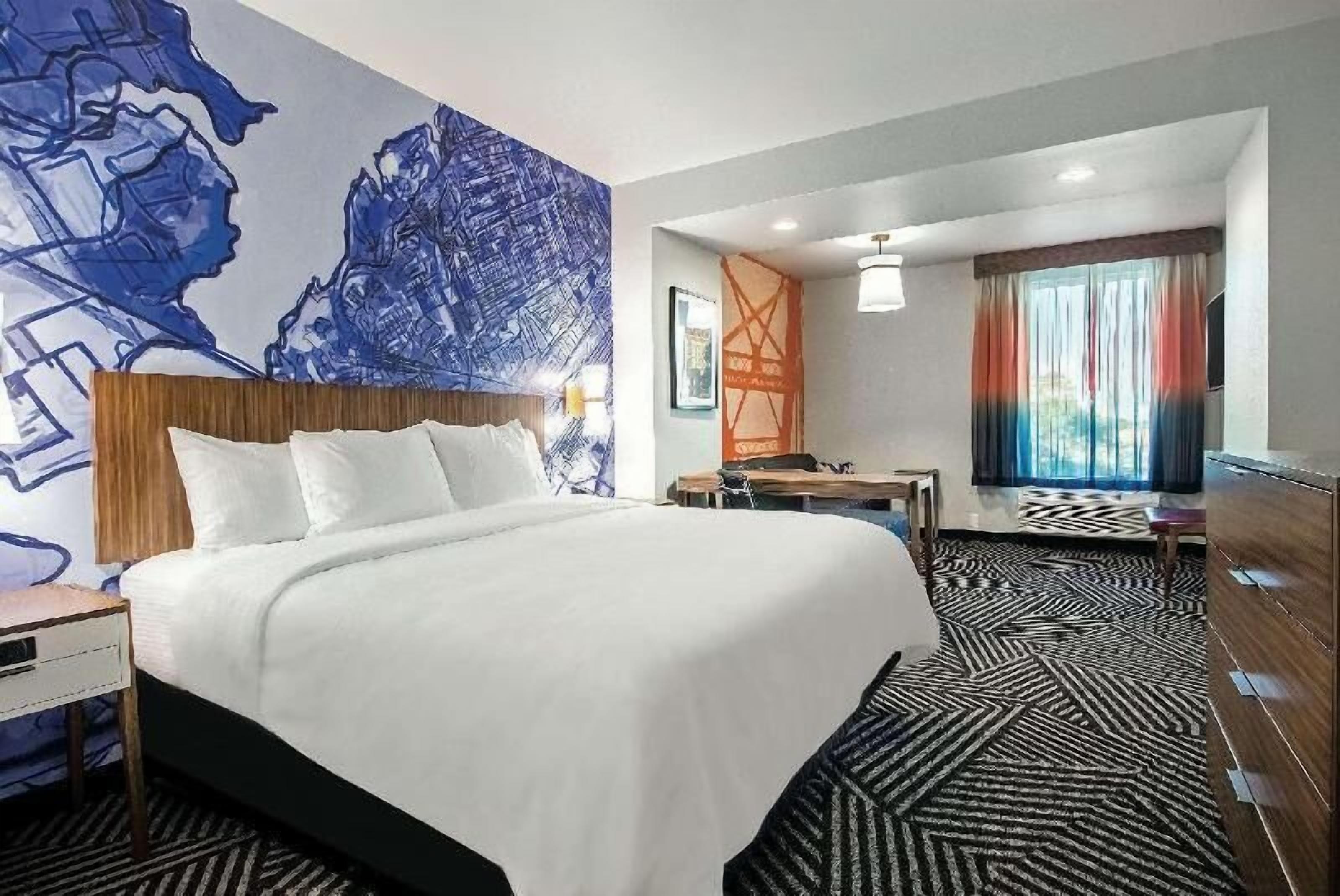 Down duvets, pillow-top beds, desk, free WiFi