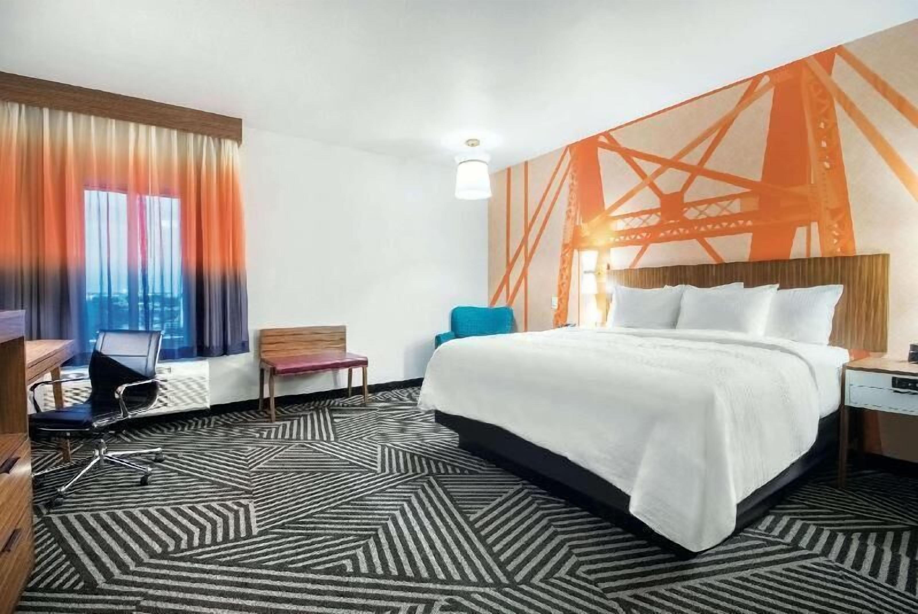 Down duvets, pillow-top beds, desk, free WiFi