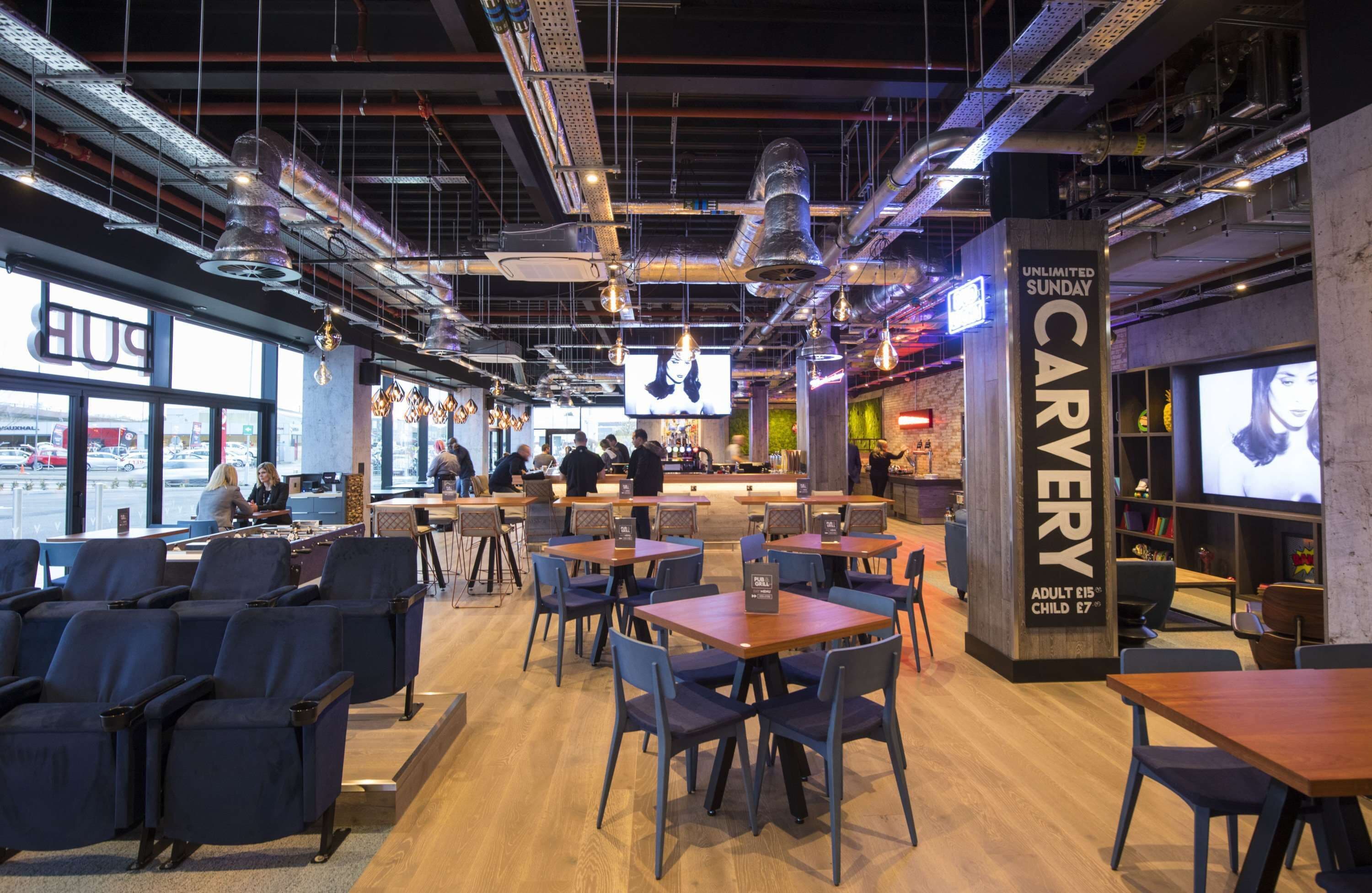 Breakfast, lunch, dinner served; British cuisine 