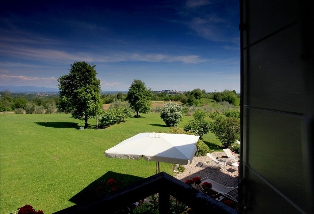 Blick von der Unterkunft