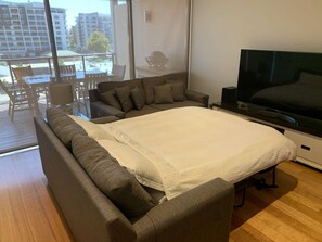 Televisión, Netflix, servicios de streaming y estéreo