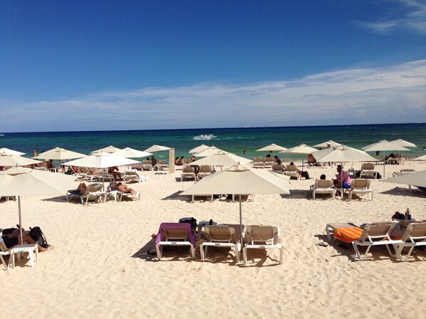 In Strandnähe, Strandtücher