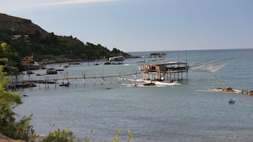 Sun-loungers, beach towels