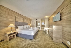 1 habitación y ropa de cama de alta calidad