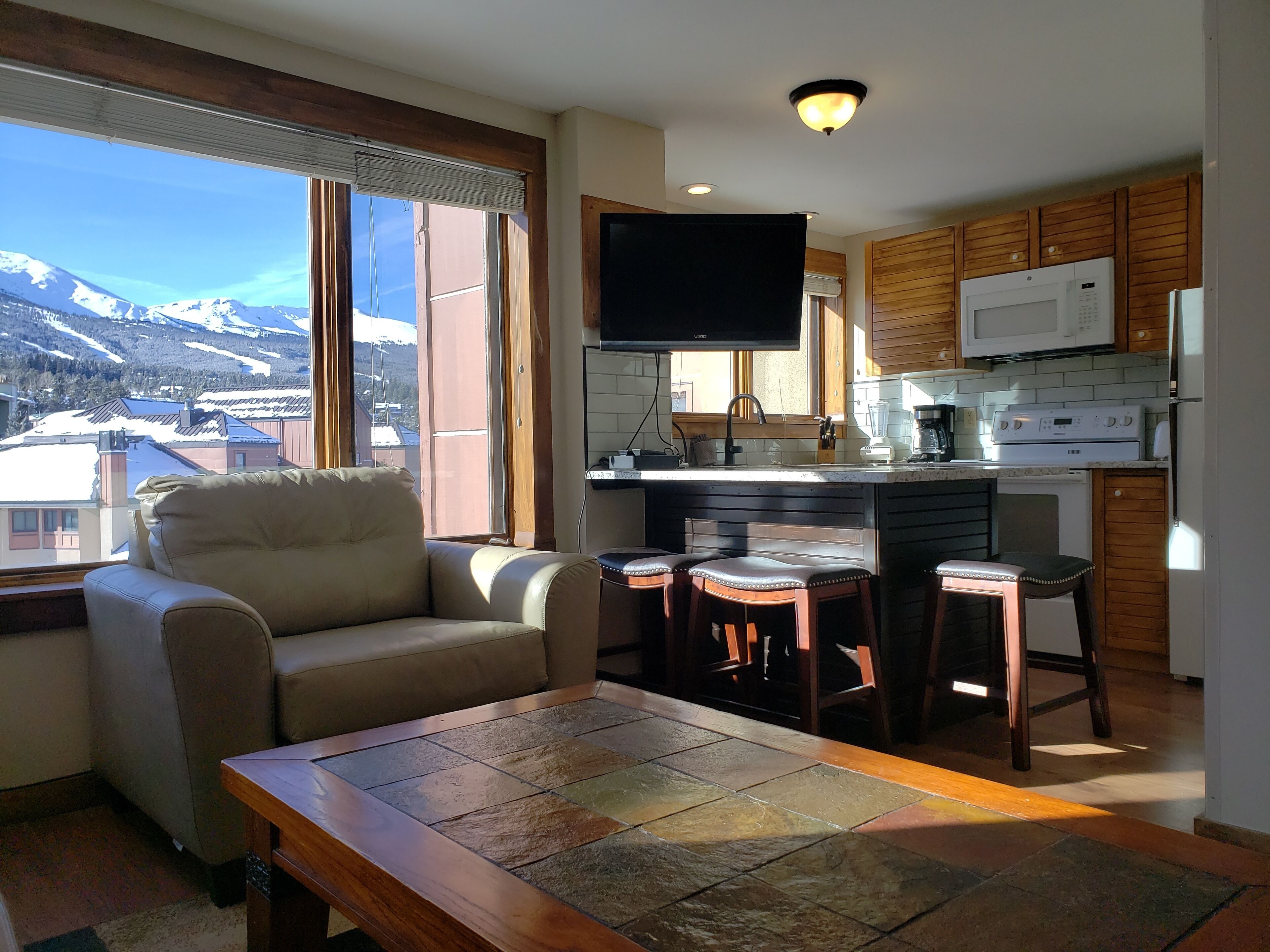 Village at Breckenridge Summer unit with Mountain Views and a King Size Bed