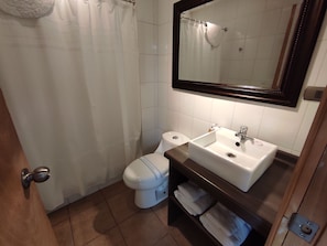 Shower, free toiletries, towels - Apart Hotel Endurance (Punta Arenas)