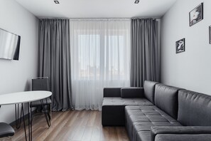 Lägenhet Standard | Eget kök | Kylskåp, mikrovågsugn, spishäll och vattenkokare