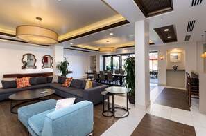 Sala de estar en el lobby
