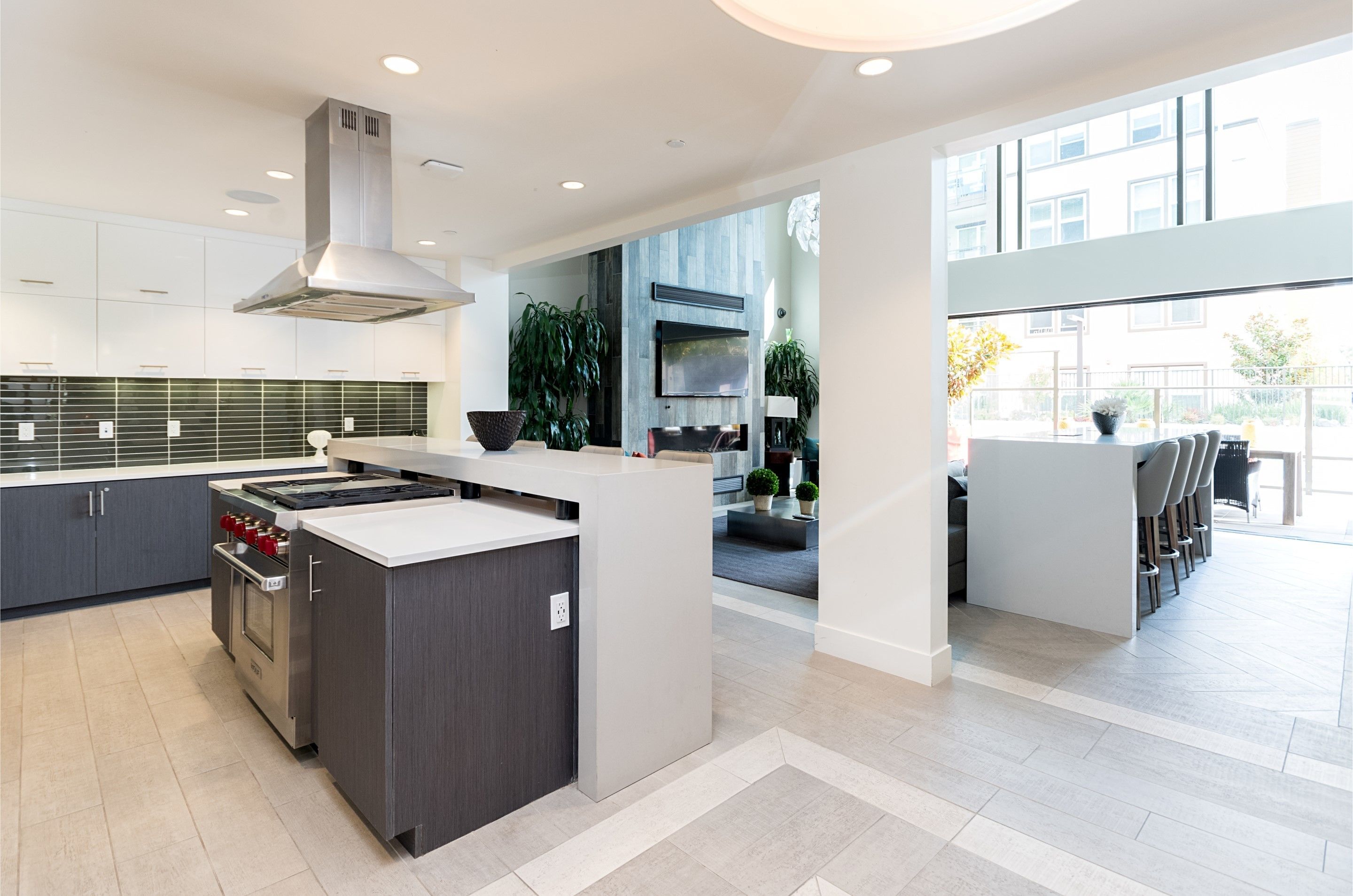 Full-size fridge, microwave, oven, stovetop