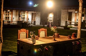 Outdoor dining - Rincón Sagrado Hotel Boutique & Spa (Atlixco)