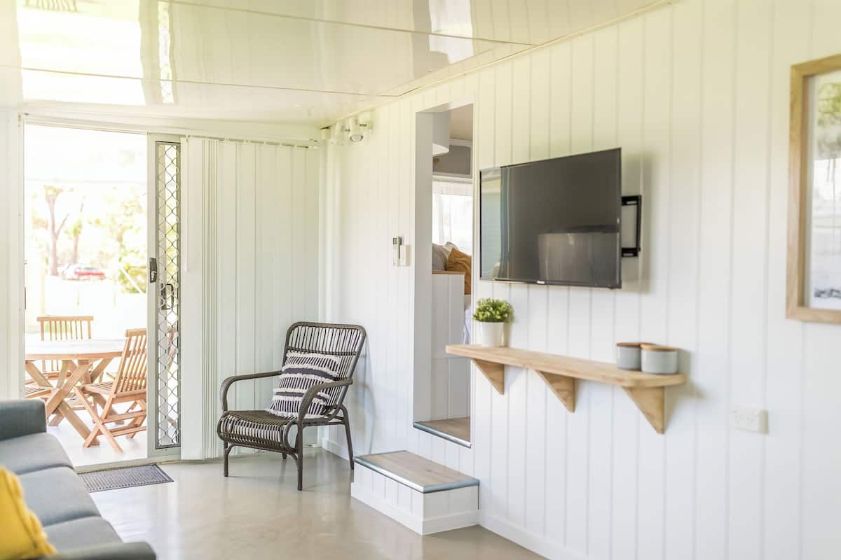 Family Mobile Home | Living area | 32-inch Smart TV with digital channels