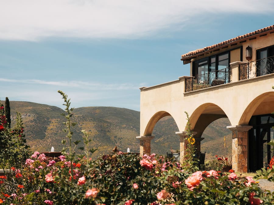 Fassade der Unterkunft