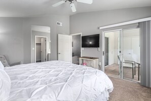 2 bedrooms, iron/ironing board, free WiFi, bed sheets