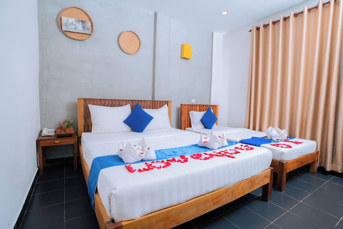 Quarto triplo | 1 quarto, roupas de cama de algodão egípcio, roupas de cama premium