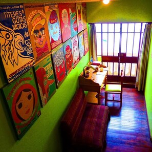 Interior entrance