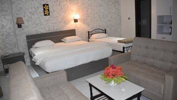 Individually decorated, individually furnished, soundproofing