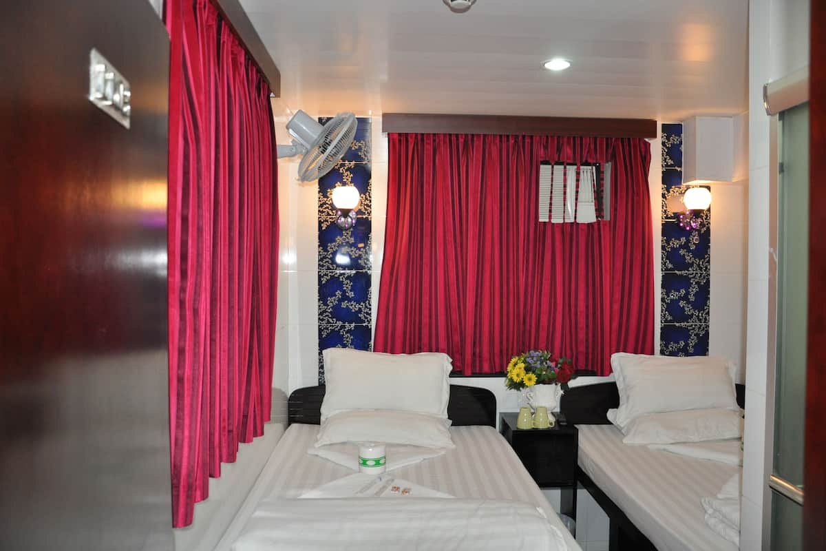 Family Room, 2 Double Beds, Non Smoking | City view