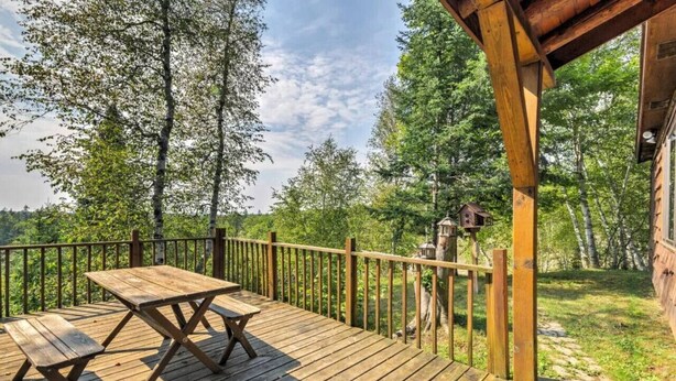 Outdoor dining - Cabin with a magnificent view! (MANISTIQUE)