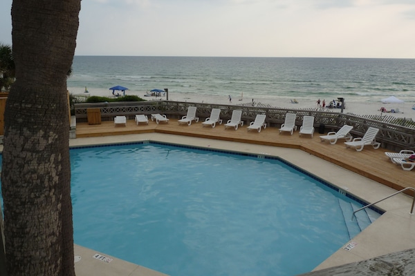 Beach side pool