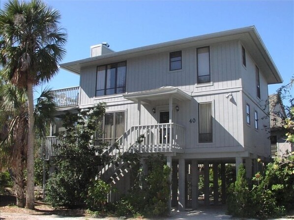 Exterior - Resilient & Revitalized! Vacation home on stilts on Captiva Island. (Captiva)
