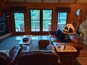 TV, fireplace, DVD player, foosball