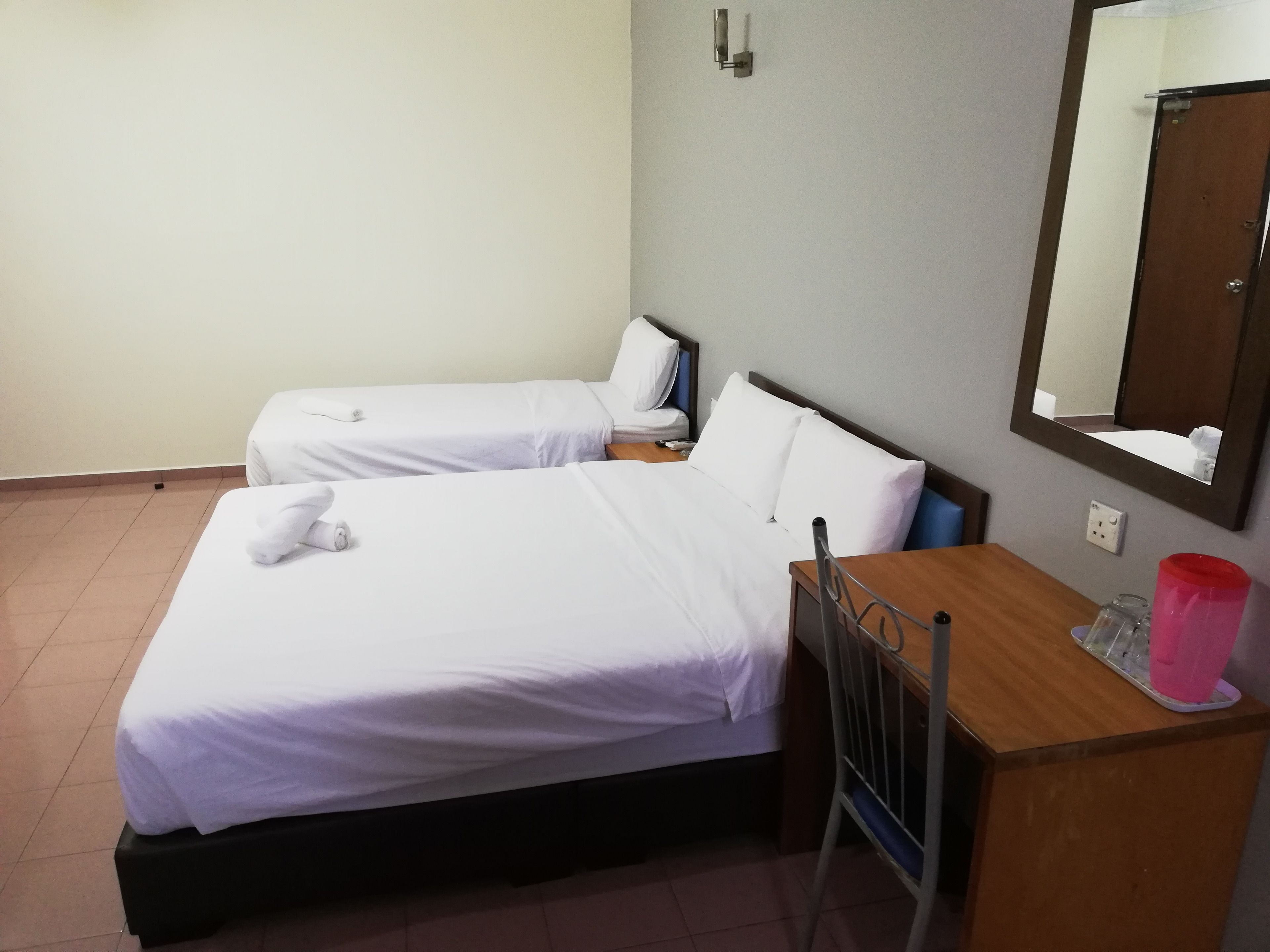 family room | desk, iron/ironing board, free wifi