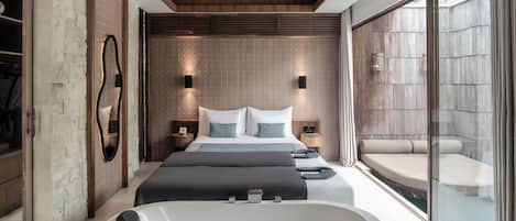 1 habitación, minibar, caja de seguridad en la habitación y escritorio