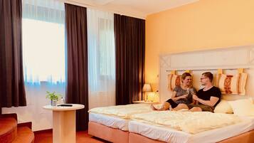 Comfort-Doppelzimmer | Schallisolierte Zimmer, kostenloses WLAN, Rollstuhlgeeignet