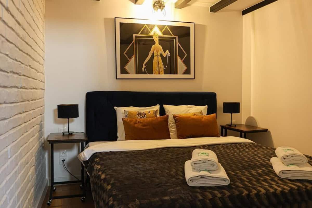 Apartamenty typu Deluxe | 고급 침구, 암막 커튼, 다리미/다리미판, 무료 WiFi