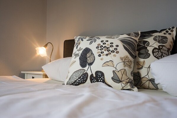 2 bedrooms, iron/ironing board, travel crib, free WiFi