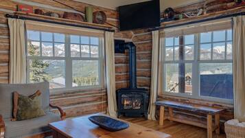 TV connectée, cheminée