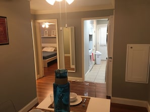 2 bedrooms, iron/ironing board, travel crib, free WiFi