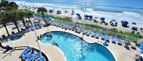 Indoor pool, a heated pool