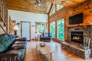 TV, fireplace, DVD player, table tennis