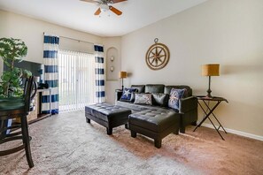 Een flatscreentelevisie