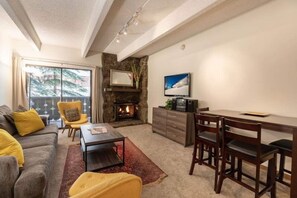 Condo, 1 Bedroom | Living room - Vail Village condo walking distance to Gondola by RedAwning (Vail)