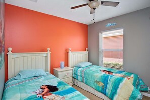 4 間睡房、熨斗/熨衫板、免費 Wi-Fi、床單