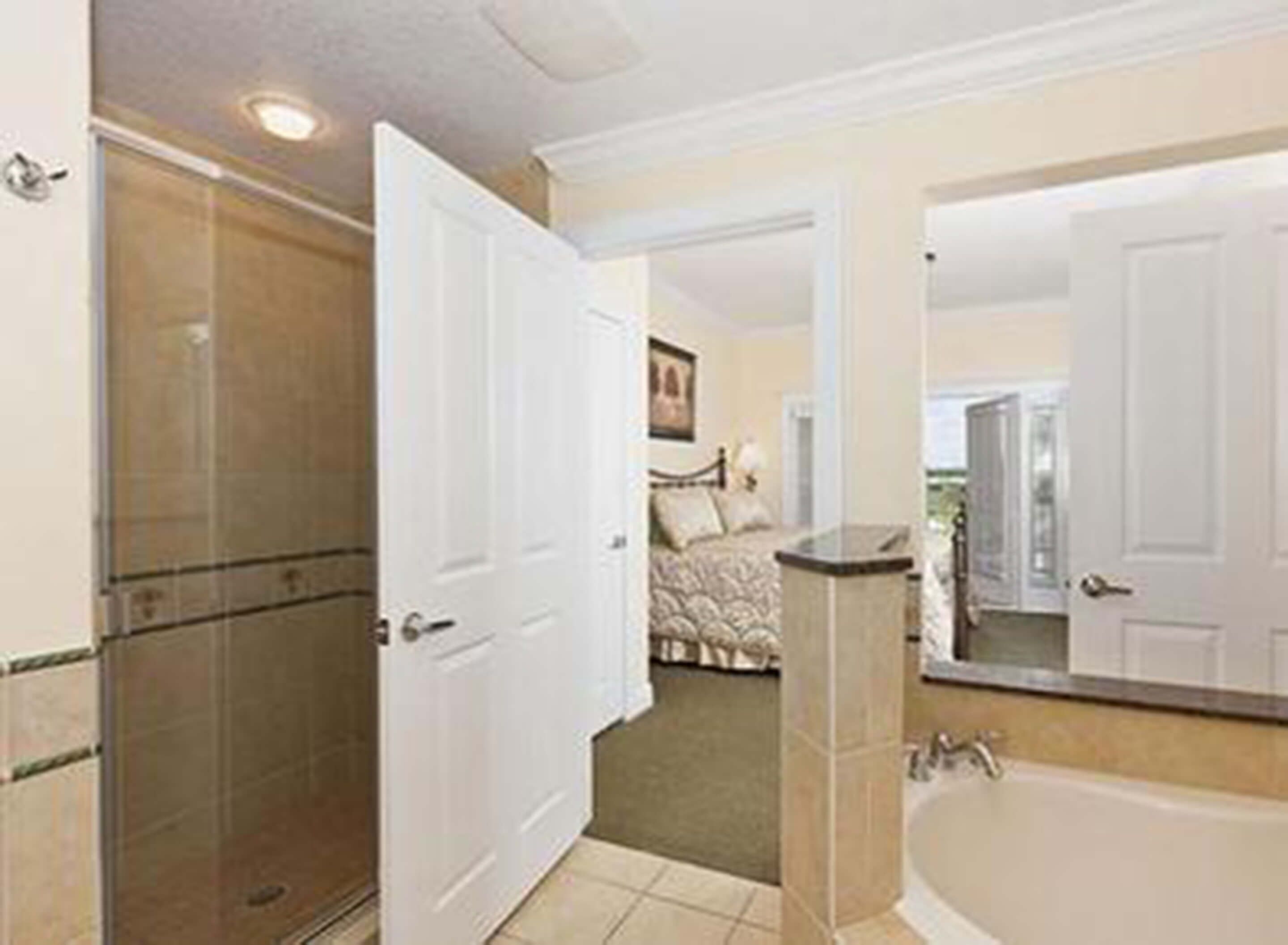 Condo | Bathroom | Combined shower/tub, hair dryer, towels