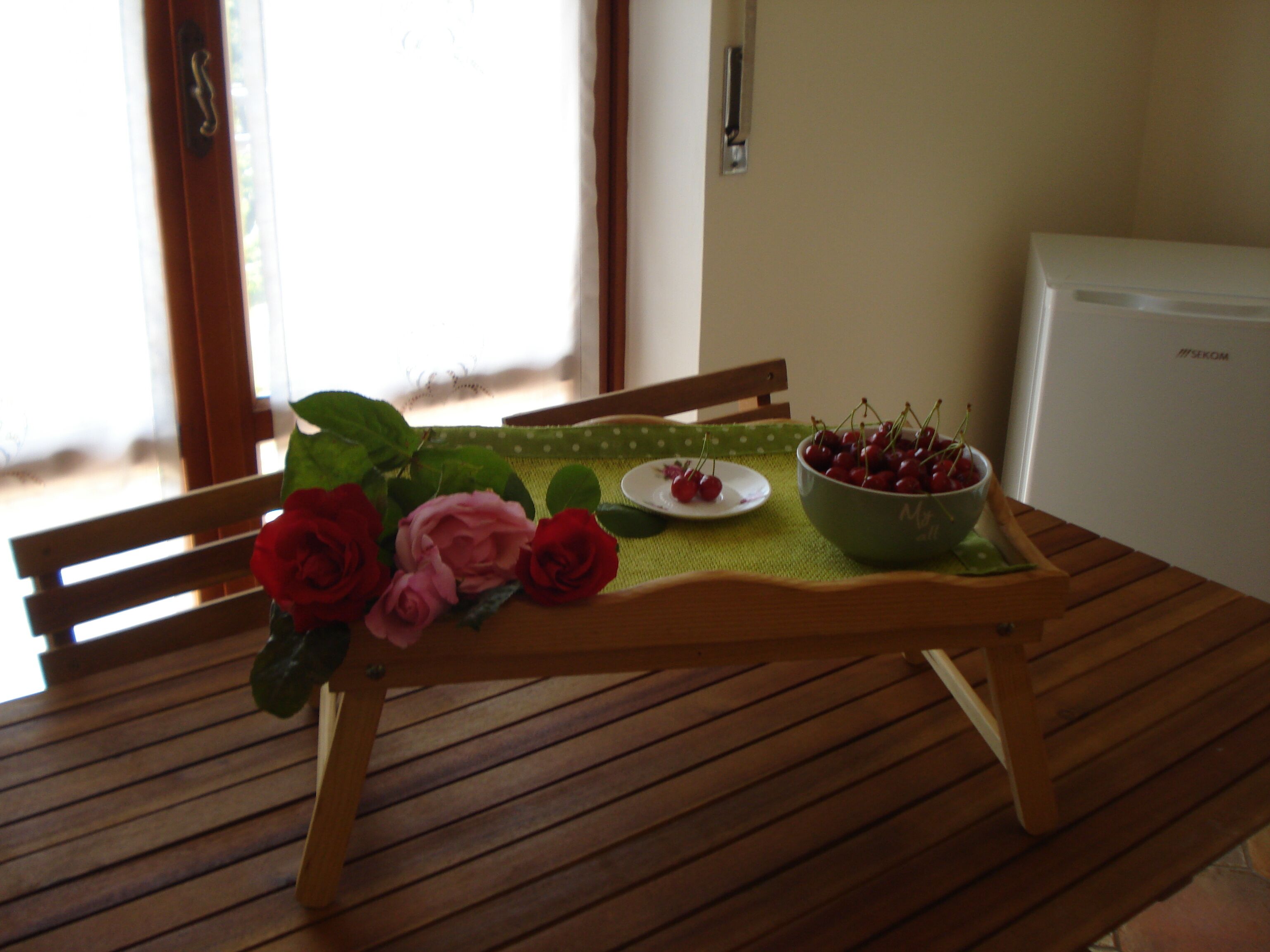 Desayuno con opciones de la cocina local diario (EUR 5 por persona)