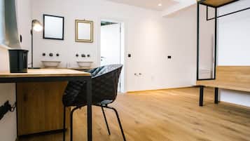 Suite Duplex | Zimmersafe, Verdunkelungsvorhänge, Bügeleisen/Bügelbrett