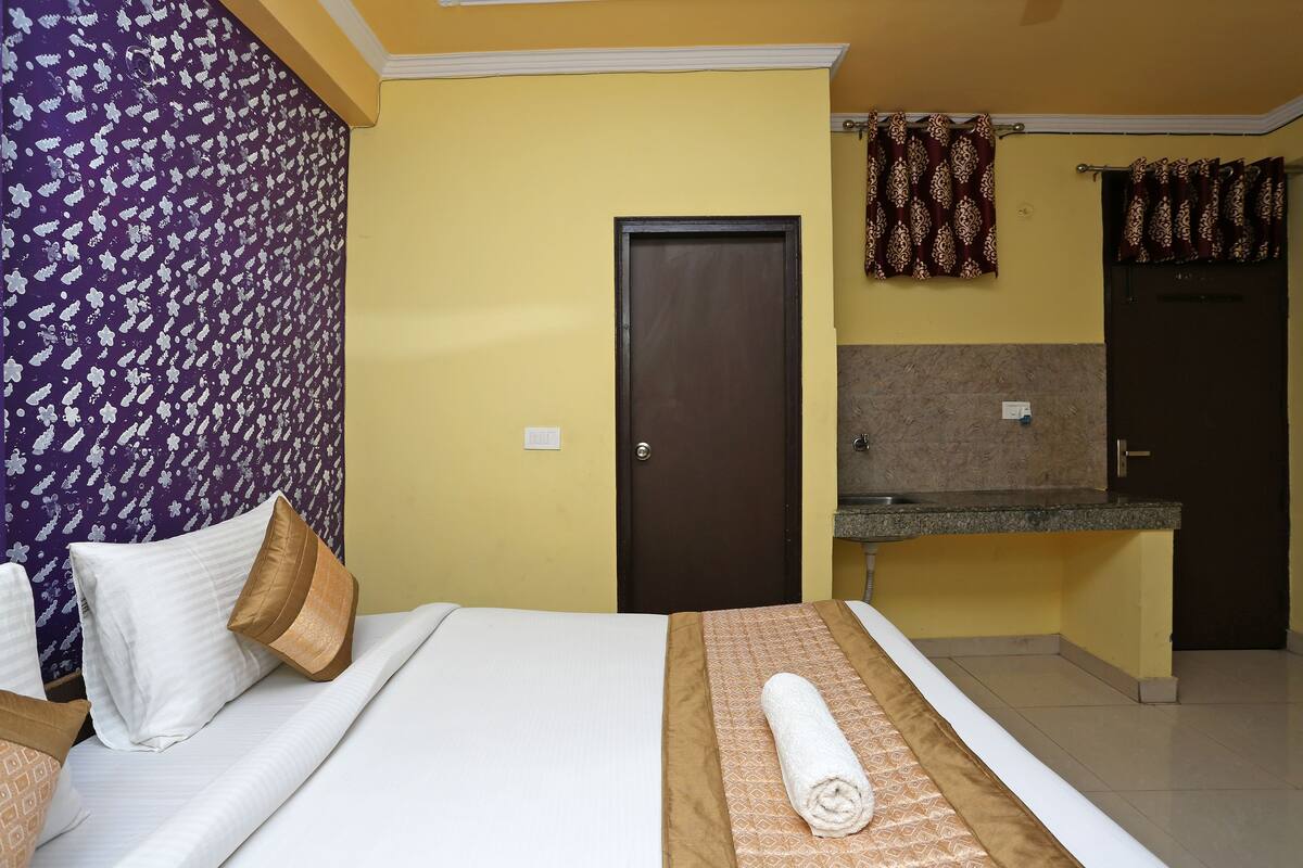 1 chambre, draps en coton égyptien, literie de qualité, coffre-fort