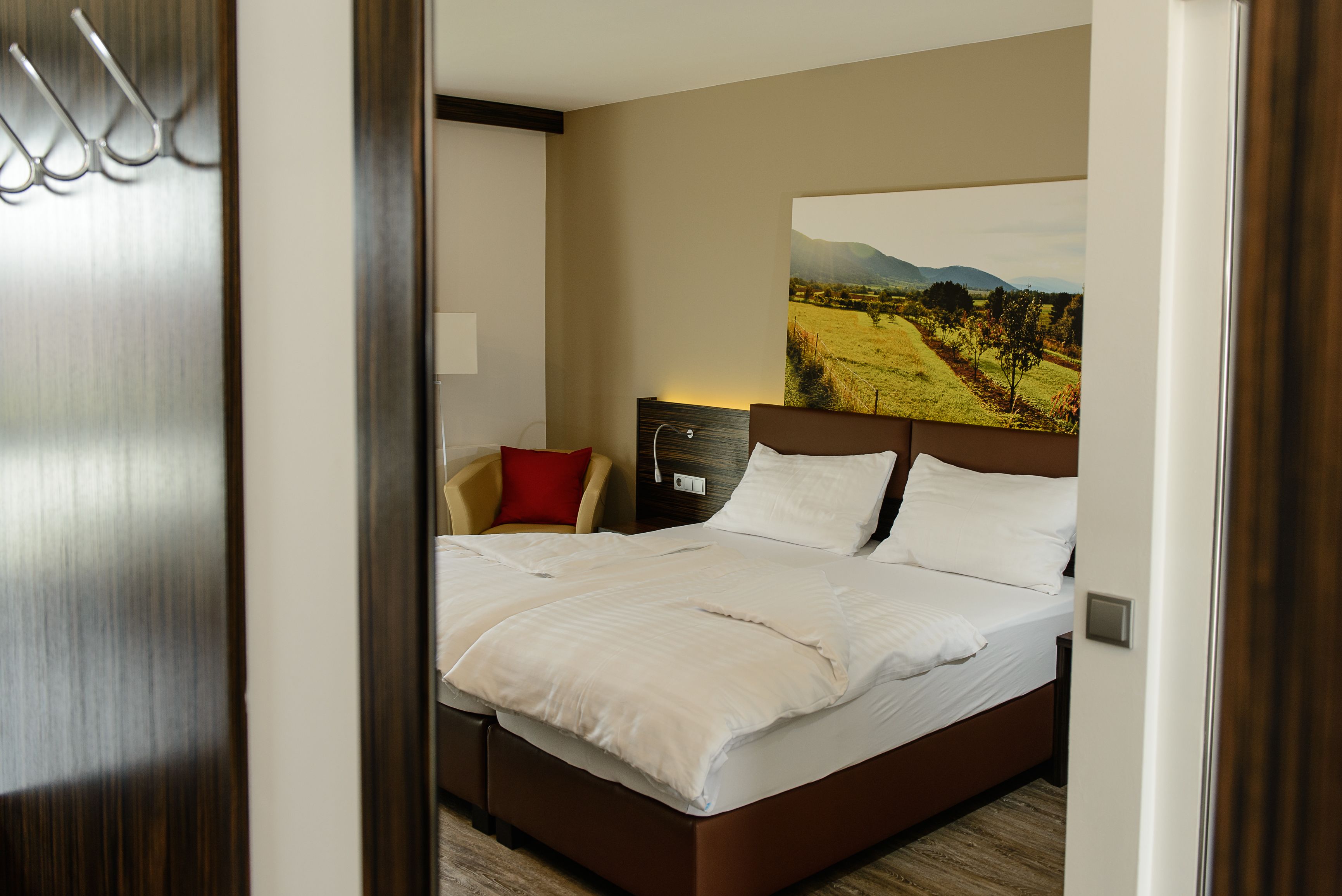 desk, laptop workspace, blackout curtains, soundproofing