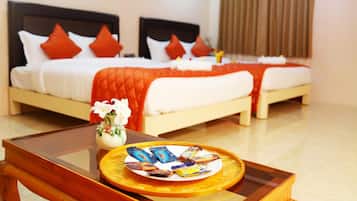 In-room safe, desk, blackout curtains, soundproofing