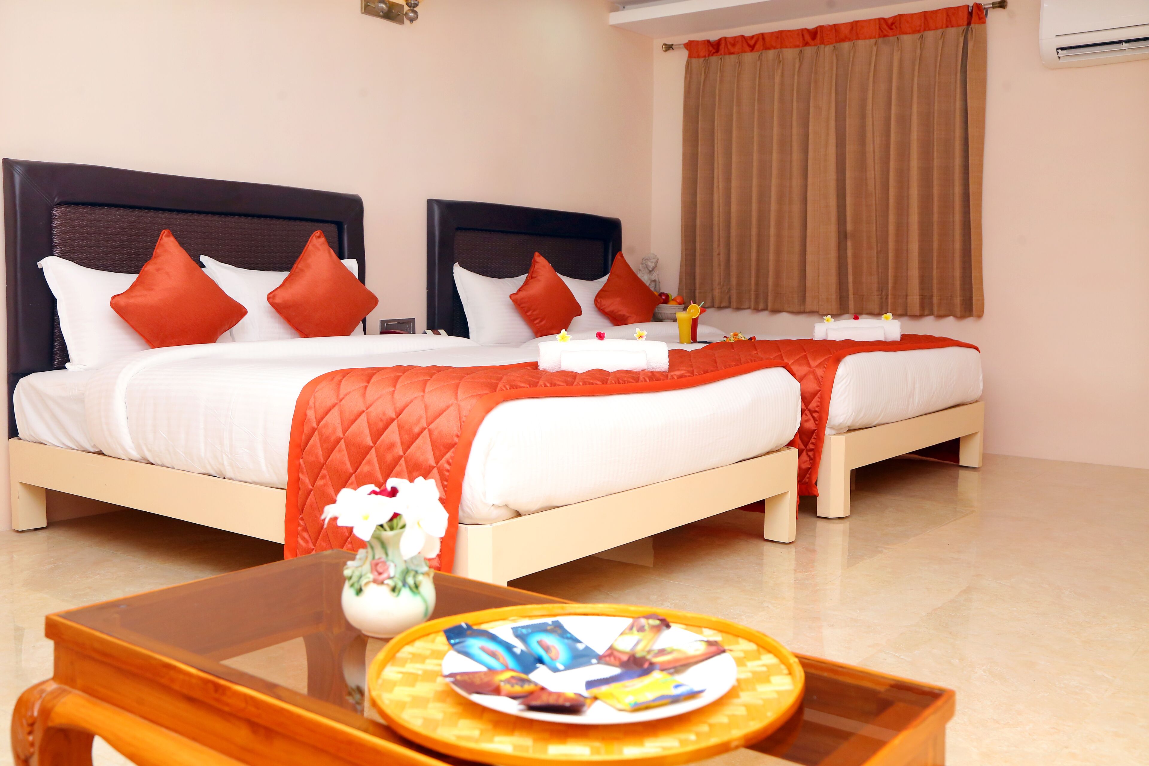 luxury suite | in-room safe, desk, blackout curtains, soundproofing