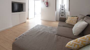 Family House, 2 Bedrooms, Terrace | Living area | Flat-screen TV