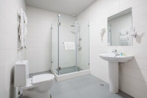 Shower, free toiletries, hair dryer, towels - Telavi Inn (Telavi)
