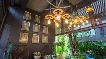 Sala de estar en el lobby