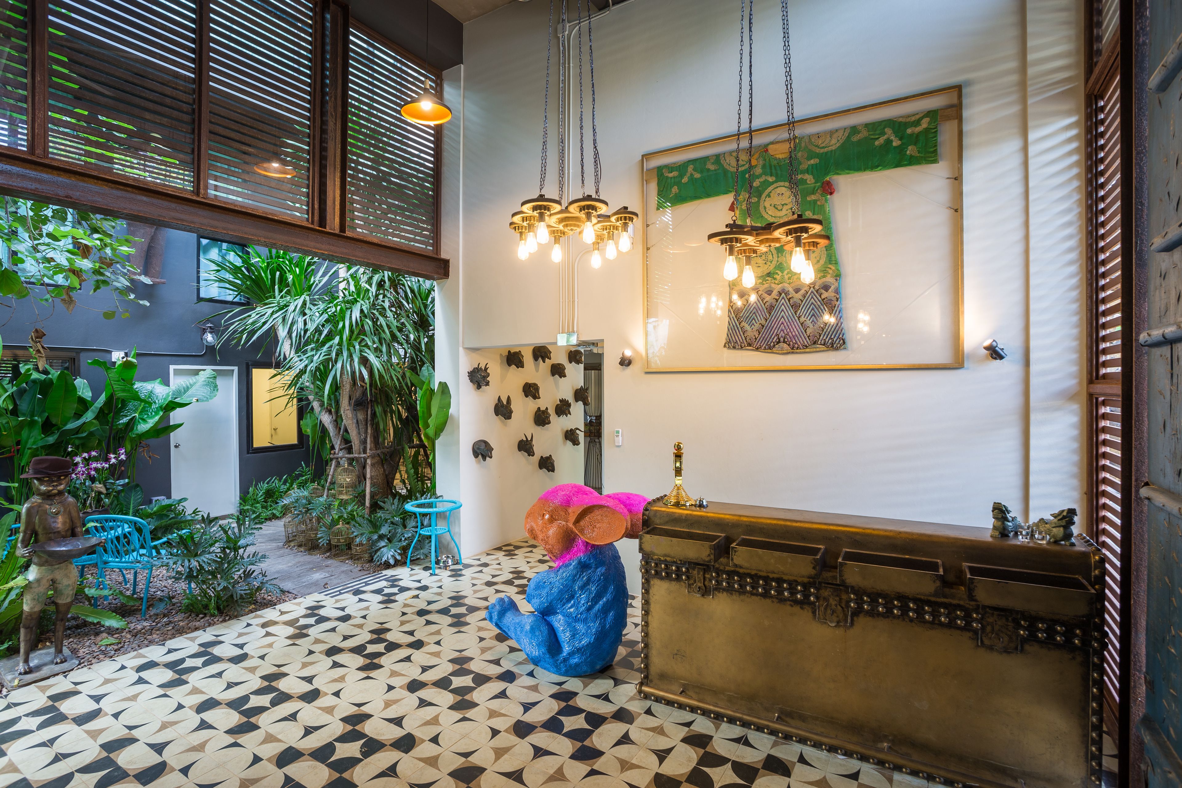 check-in/check-out kiosk